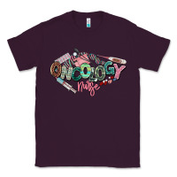 Plum Oncology Nurse western Classic Tee - NancyCooperArtShop