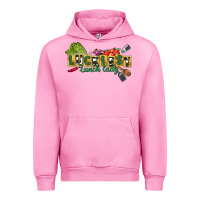 Fuchsia Pink Luckiest lunch lady St. Patrick's Day Urban Hoodie - CowGirlArtShop