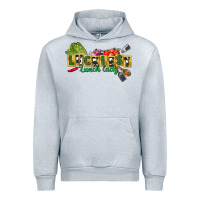 Heather Grey Luckiest lunch lady St. Patrick's Day Urban Hoodie - CowGirlArtShop