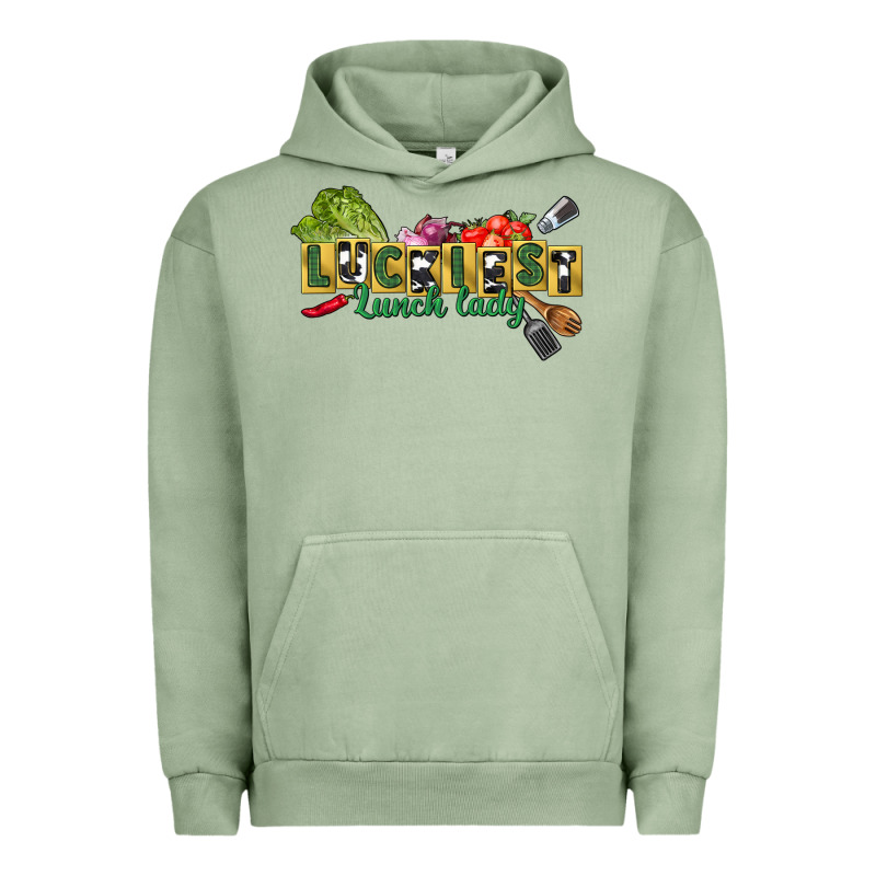 Luckiest Lunch Lady St. Patrick's Day Urban Hoodie by CowGirlArtShop | Teevron