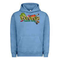 Pigment Pebble Blue Luckiest lunch lady St. Patrick's Day Urban Hoodie - CowGirlArtShop