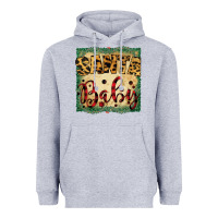 Heather Grey Santa Baby Heavyweight Hoodie - Bettercallsaul