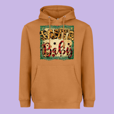 Santa Baby Heavyweight Hoodie Designed By Bettercallsaul