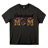 Asphalt western dachshund mom Heavy Core Tee - RanaPortraitStore