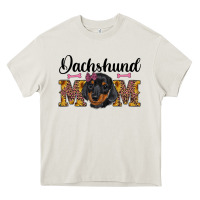 Cream western dachshund mom Heavy Core Tee - RanaPortraitStore