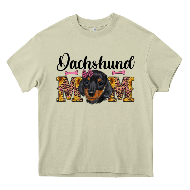Western Dachshund Mom Heavy Core Tee by RanaPortraitStore | Teevron