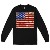 Black American flag leopard cowhide Long Sleeve Tee - JahusDesignShop