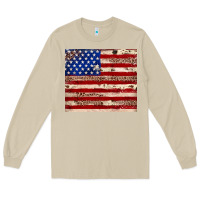 Mushroom American flag leopard cowhide Long Sleeve Tee - JahusDesignShop