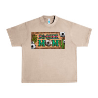 French Oak soccer mom with ball and cactus and serape licanse plate Urban Heavy Tee - Artiststas