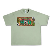 Oil Green soccer mom with ball and cactus and serape licanse plate Urban Heavy Tee - Artiststas