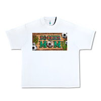 White soccer mom with ball and cactus and serape licanse plate Urban Heavy Tee - Artiststas