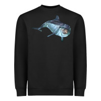 Black bottlenose dolphin Heavyweight Sweatshirt - LillyAllenDesigns