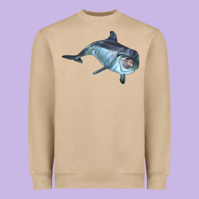 Bottlenose Dolphin Heavyweight Sweatshirt Designed By Lillyallendesigns