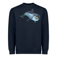 Navy bottlenose dolphin Heavyweight Sweatshirt - LillyAllenDesigns