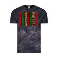 Cloud Black christmas glitter leopard brushstroke Vintage Tee - AdoDesignShop