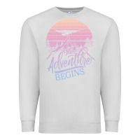 Dove Grey The Adventure Begins Premium Sweatshirt - Bettercallsaul