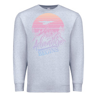 Heather Grey The Adventure Begins Premium Sweatshirt - Bettercallsaul