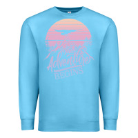 Ocean Blue The Adventure Begins Premium Sweatshirt - Bettercallsaul