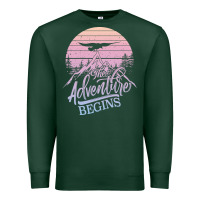 Sports Green The Adventure Begins Premium Sweatshirt - Bettercallsaul