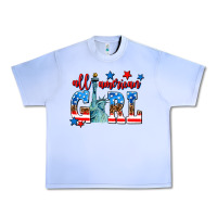 Grape Ice all american girl Urban Heavy Tee - AdoDesignShop