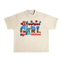Sandshell all american girl Urban Heavy Tee - AdoDesignShop