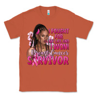 Copper I fought for my life and i won afro woman Classic Tee - NancyCooperArtShop