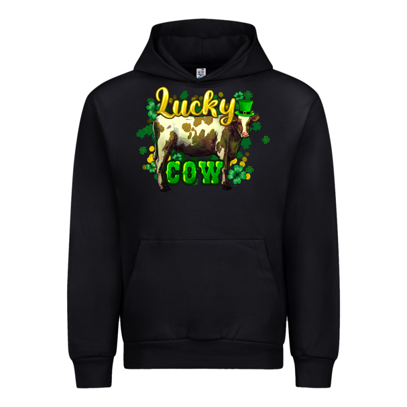 St. Patrick's Day Cow Urban Hoodie by HowdyJamesFarm | Teevron