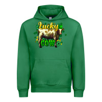 Emerald St. Patrick's Day Cow Urban Hoodie - HowdyJamesFarm
