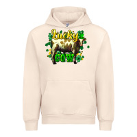 Sandshell St. Patrick's Day Cow Urban Hoodie - HowdyJamesFarm