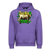 Tulip St. Patrick's Day Cow Urban Hoodie - HowdyJamesFarm