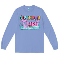 Colony Blue birthday girl Long Sleeve Tee - MaliasSmallBusiness