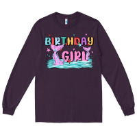 Plum birthday girl Long Sleeve Tee - MaliasSmallBusiness
