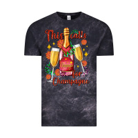 Cloud Black this calls for champagne Vintage Tee - AdoDesignShop