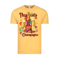 Vintage Mustard this calls for champagne Vintage Tee - AdoDesignShop