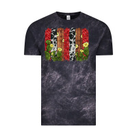 Cloud Black cactus cowhide  brushstroke Vintage Tee - AdoDesignShop