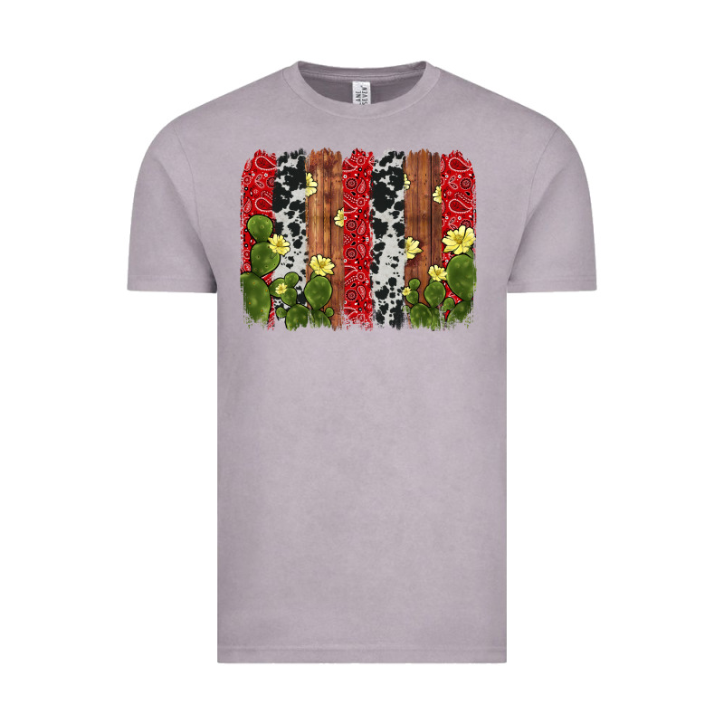 Cactus Cowhide  Brushstroke Vintage Tee by AdoDesignShop | Teevron