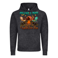 Vintage Black falling leaves and nights like this Vintage Hoodie - BundleAndBundleShop