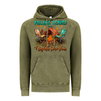 Vintage Olive falling leaves and nights like this Vintage Hoodie - BundleAndBundleShop