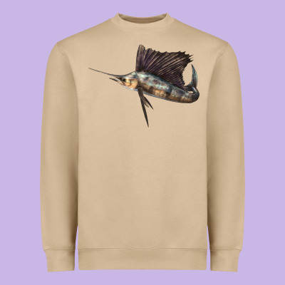 Atlantic Sailfish Illustrations Heavyweight Sweatshirt Designed By Lillyallendesigns