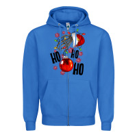 True Royal Ho ho ho skeleton Zipper Hoodie - NancyCooperArtShop