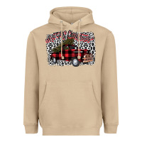 Mushroom Merry Christmas Truck Heavyweight Hoodie - Bettercallsaul