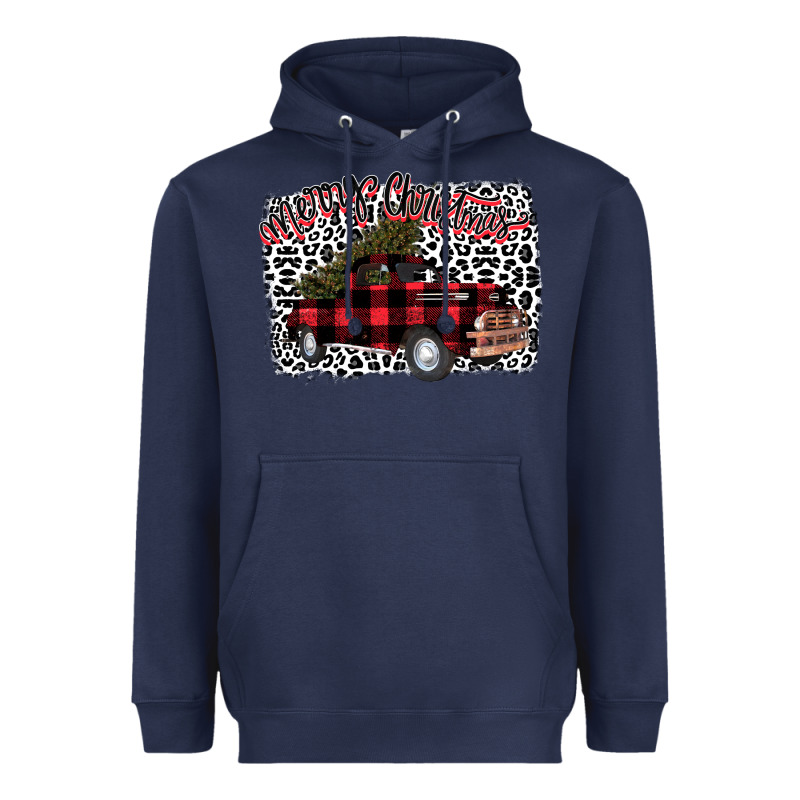 Merry Christmas Truck Heavyweight Hoodie by Bettercallsaul | Teevron