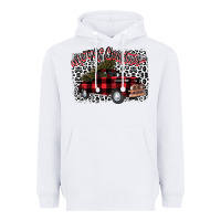 White Merry Christmas Truck Heavyweight Hoodie - Bettercallsaul