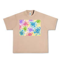 Burro tie dye heart shaped background 3200x2400 Urban Heavy Tee - AdoDesignShop