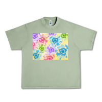 Oil Green tie dye heart shaped background 3200x2400 Urban Heavy Tee - AdoDesignShop