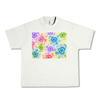 Pistachio tie dye heart shaped background 3200x2400 Urban Heavy Tee - AdoDesignShop