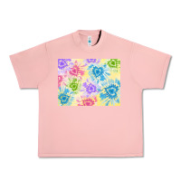 Salmon tie dye heart shaped background 3200x2400 Urban Heavy Tee - AdoDesignShop