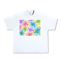 White tie dye heart shaped background 3200x2400 Urban Heavy Tee - AdoDesignShop