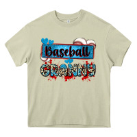 Mossy baseball granny with leopard Heavy Core Tee - Zillion Design Studio