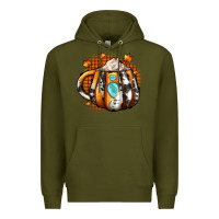 Army Green thanksgiving coffee cup gemstone Premium Hoodie - JahusDesignShop